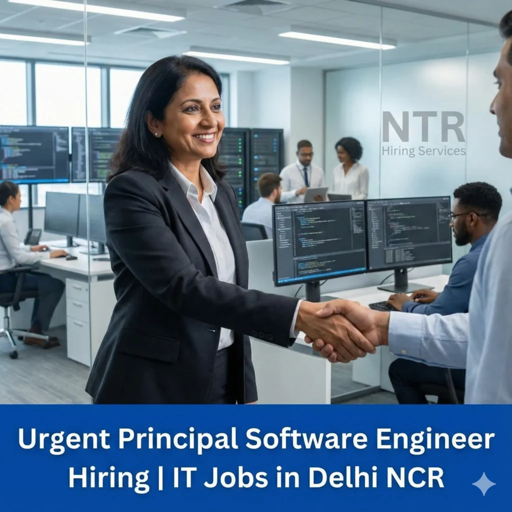 Urgent Principal Software Engineer Hiring | IT Jobs Delhi NCR – NTR Hiring Services