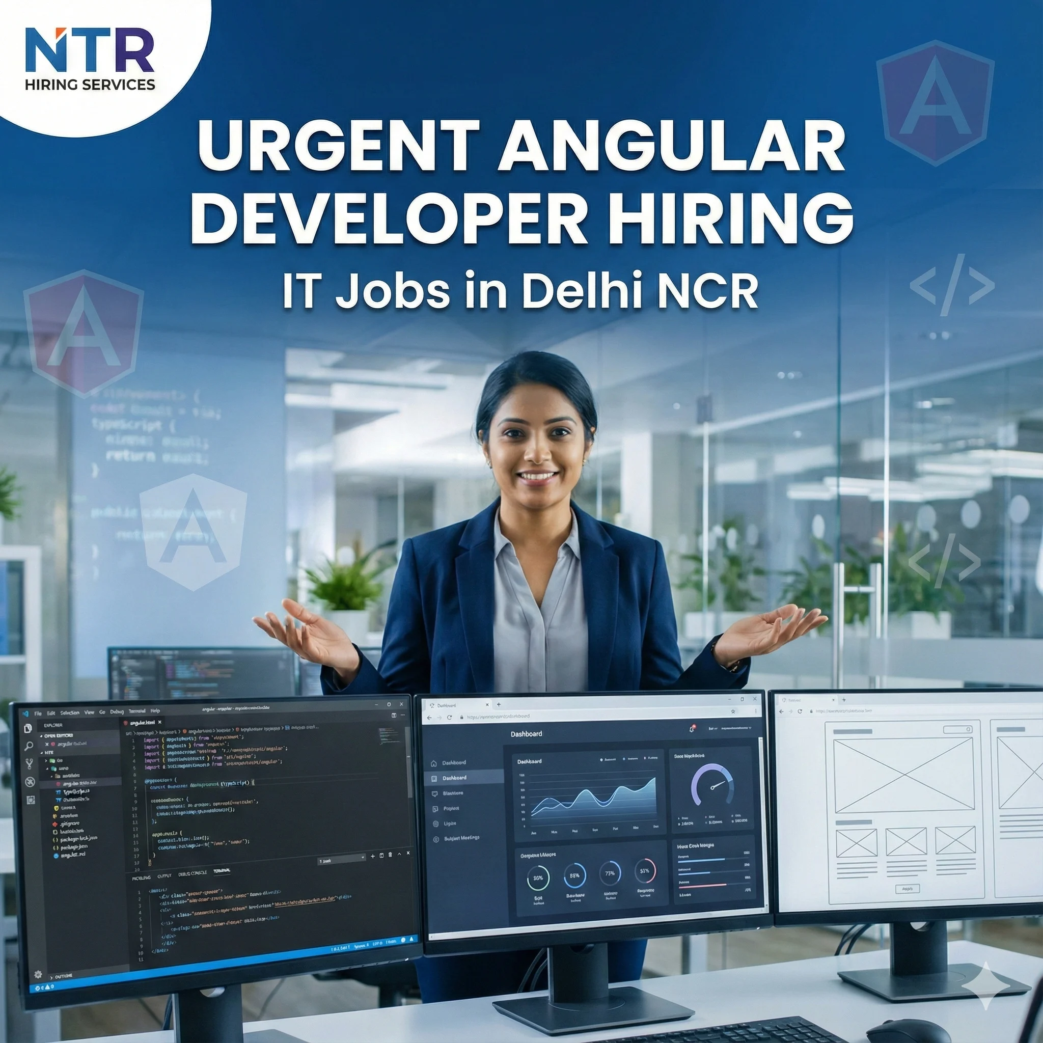 Urgent Hiring for Angular Developer | IT Jobs in Delhi NCR