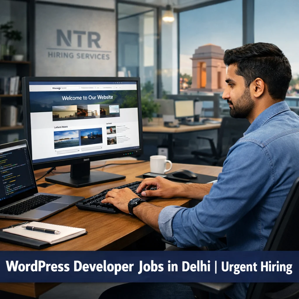 Urgent Hiring for WordPress Developer Jobs in Delhi | IT & Web Development