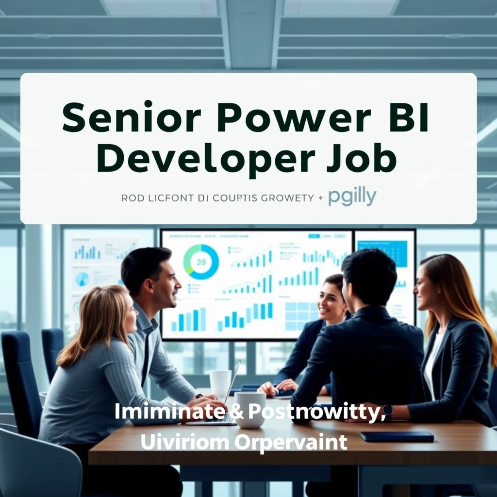 Senior Power BI Developer Job – Immediate Hiring Opportunity